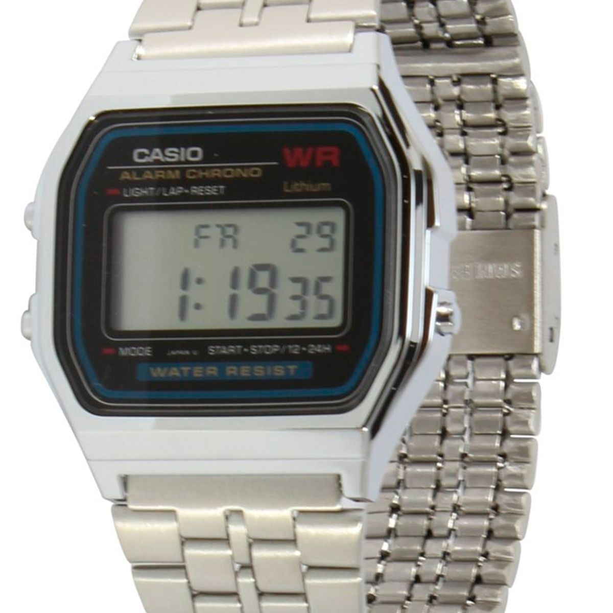 CASIO - Reloj Retro A-159WA-1 Casio - Plateado