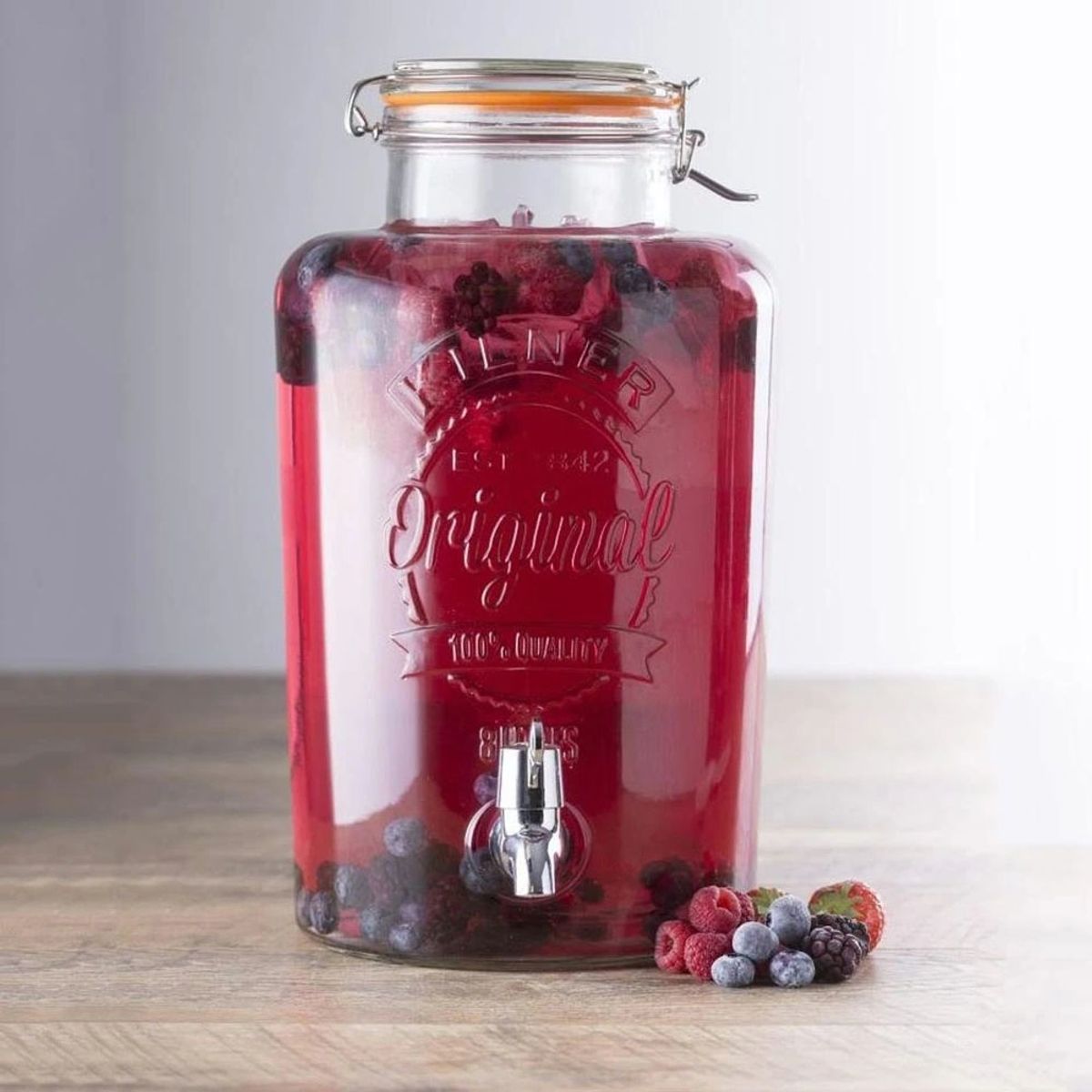 KILNER - Dispensador Clásico Con Cierre Clip 8Lt