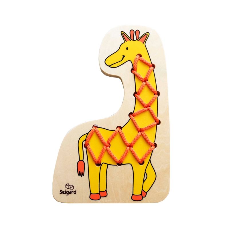 SEIGARD - Juego Para Hilar Jirafa BH32072 Color Amarillo