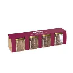 KILNER - Set 4 Mini Frascos 55Ml