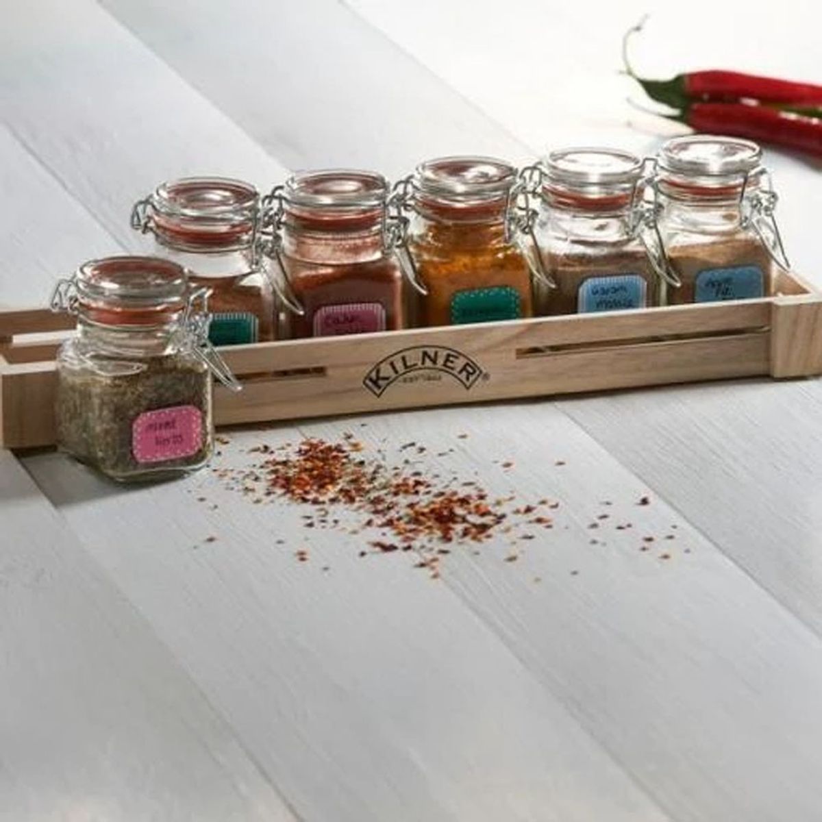 KILNER - Set 6 Frascos Especias 70Ml
