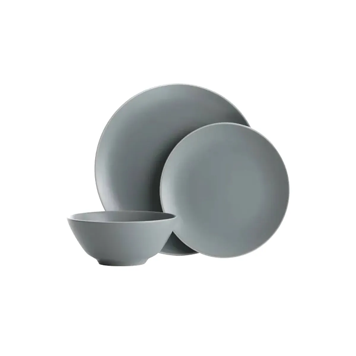 MASON CASH - Set Loza Classic Collection 12 Piezas Gris