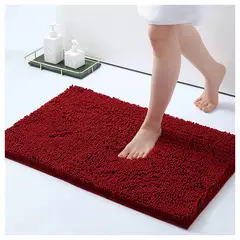 GENERICO - Alfombra Baño Microfibra Super Absorbente Colores Varios