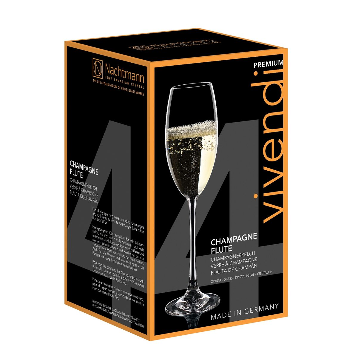 NACHTMANN - Set 4 Copas Vivendi Champaña.