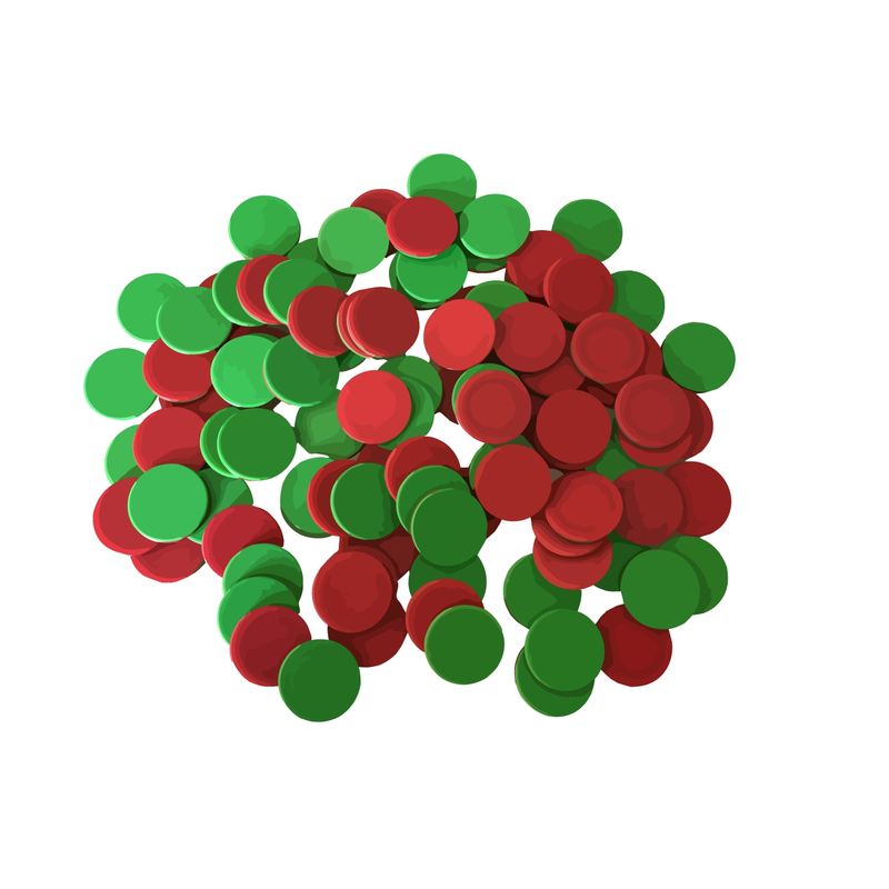 SEIGARD - Set de Fichas Bicolor L19 Color Variado