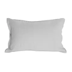NATURALINO - Funda de Almohada Lino - Standard 50x70 cms - Gris Claro -