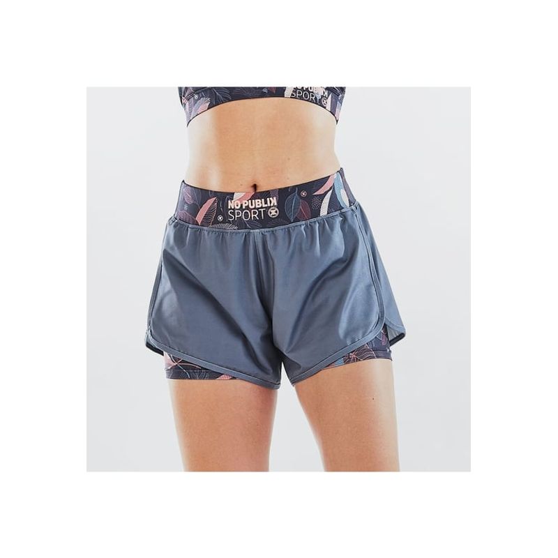 NO PUBLIK - Short Deportivo Chihiro Gris Oscuro No Publik
