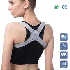 GENERICO - Corrector De Postura Con Soporte Trasero Con Sensor