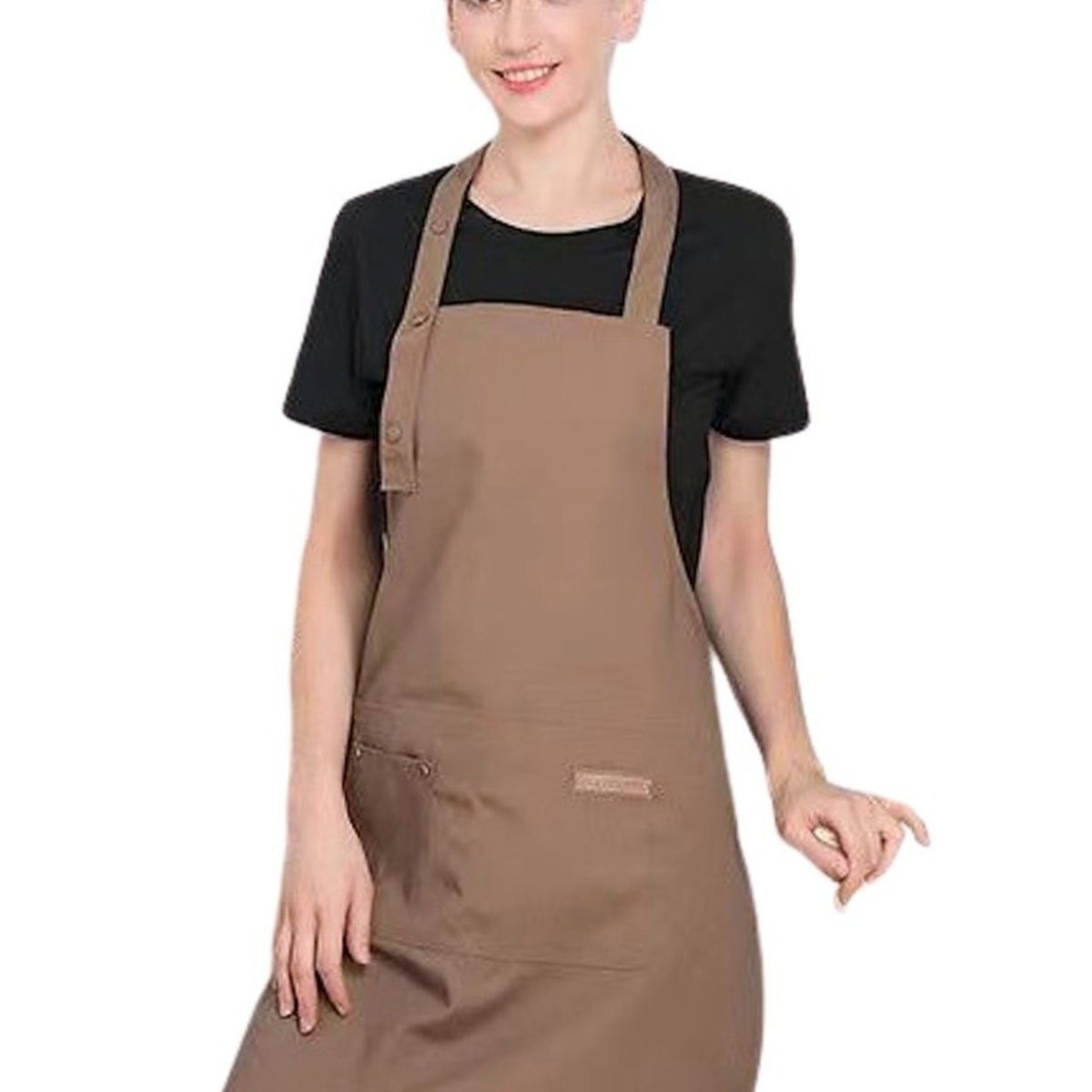 GENERICO - Pechera Clasica Gourmet Gastronomia Cocina Khaki