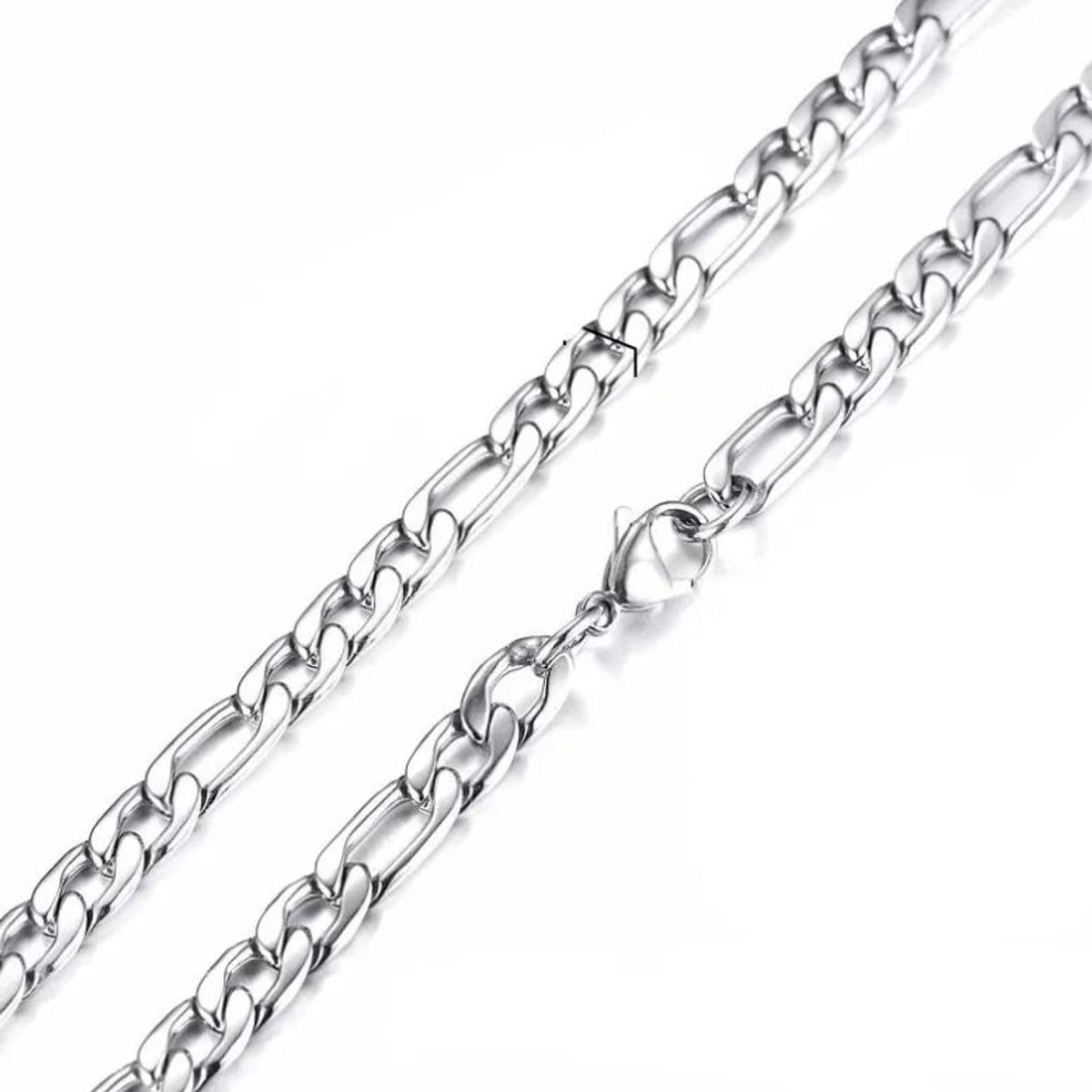 GENERICO - Cadena acero inoxidable quirurgico 60cm largo 7mm ancho