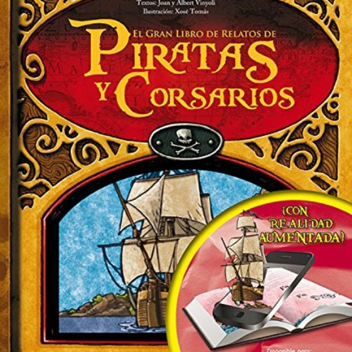 TOP10BOOKS - Libro GRAN LIBRO DE RELATOS DE PIRATAS Y CORSARIOS (REALIDAD AUMENTADA)