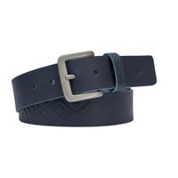 Cinturón Cuero Genuino Neko Azul