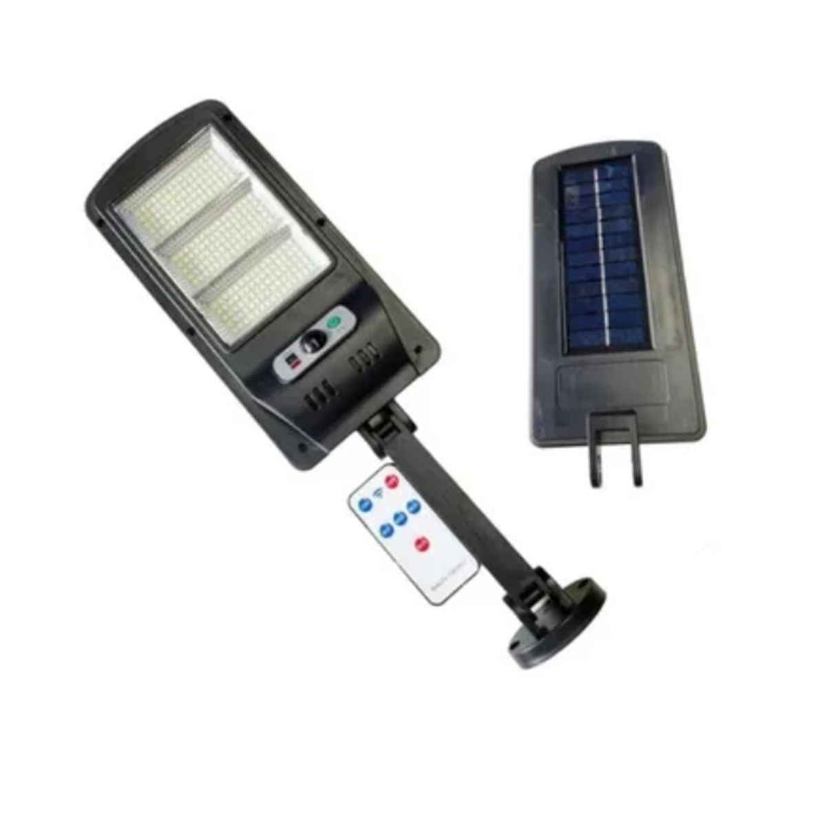 ESHOPANGIE - Foco Luz Led Solar Sensor Movimiento  Soporte  Control