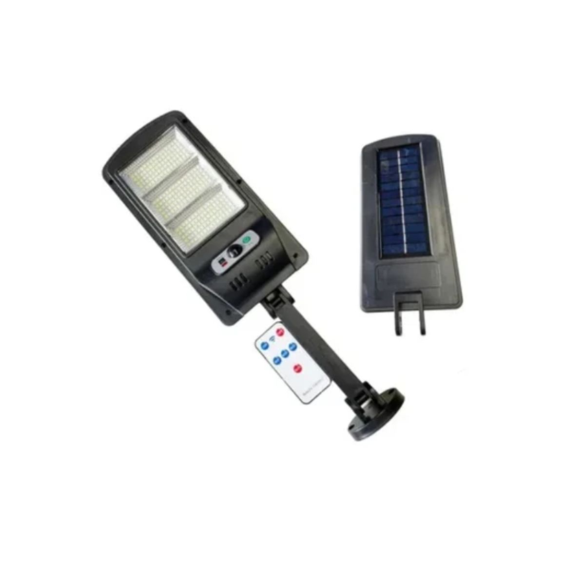 ESHOPANGIE - Foco Luz Led Solar Sensor Movimiento  Soporte  Control