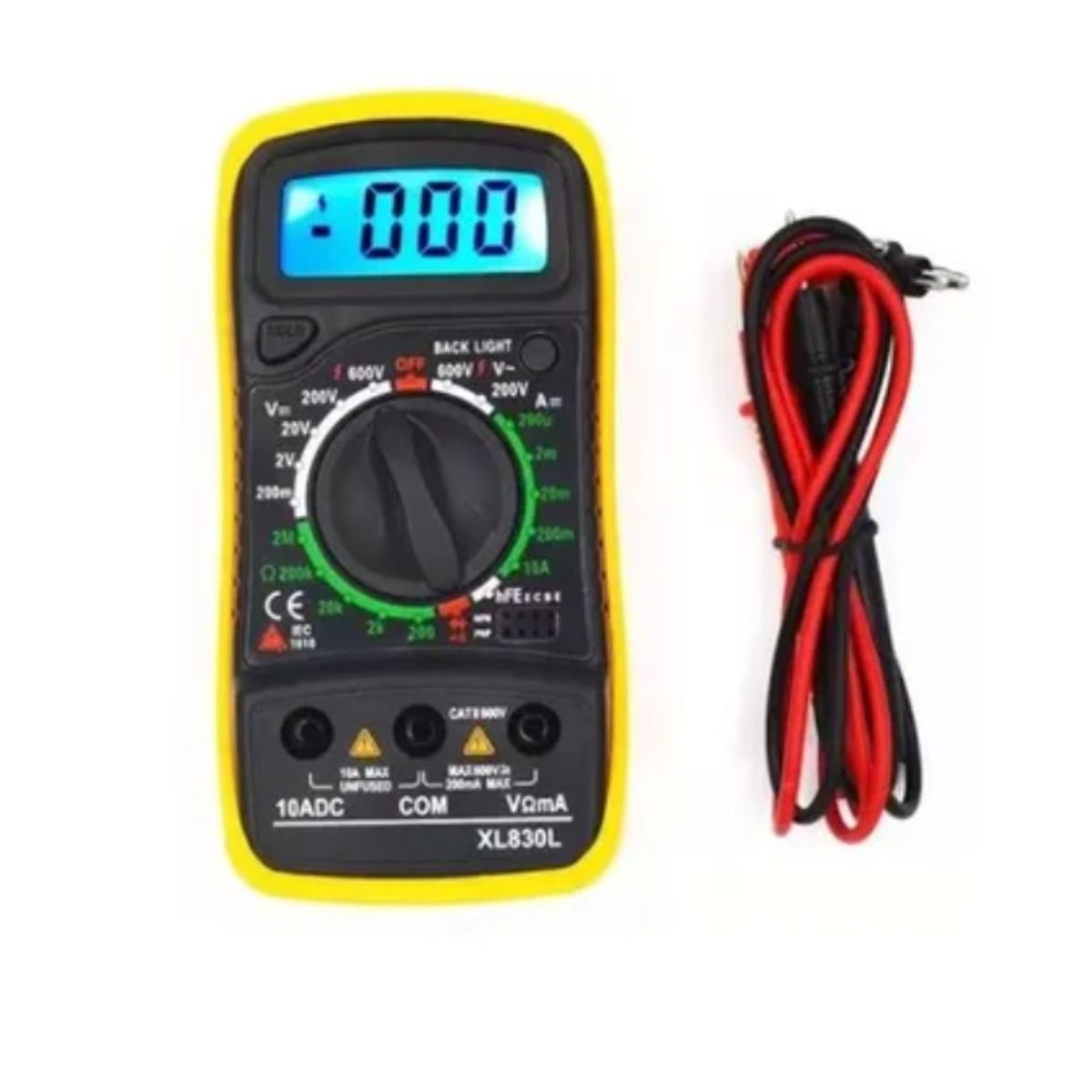 ESHOPANGIE - Multitester Multimetro Digital Pantalla Lcd Xl-830l