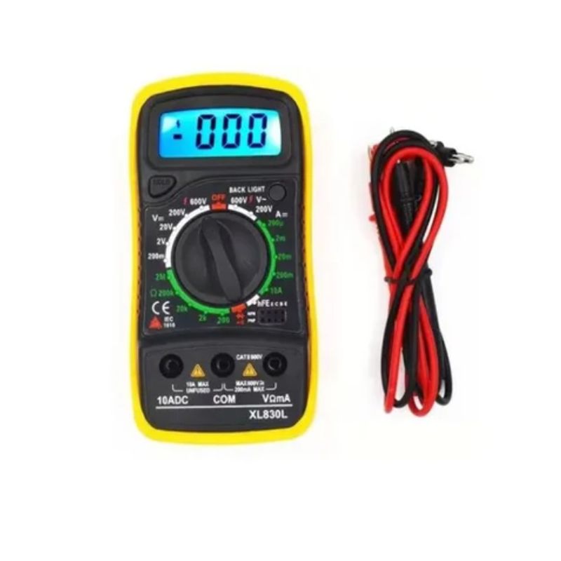ESHOPANGIE - Multitester Multimetro Digital Pantalla Lcd Xl-830l