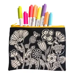 EMPORIO CURANIPE - Kit para pintar Estuche Folk 8 Marcadores Textile