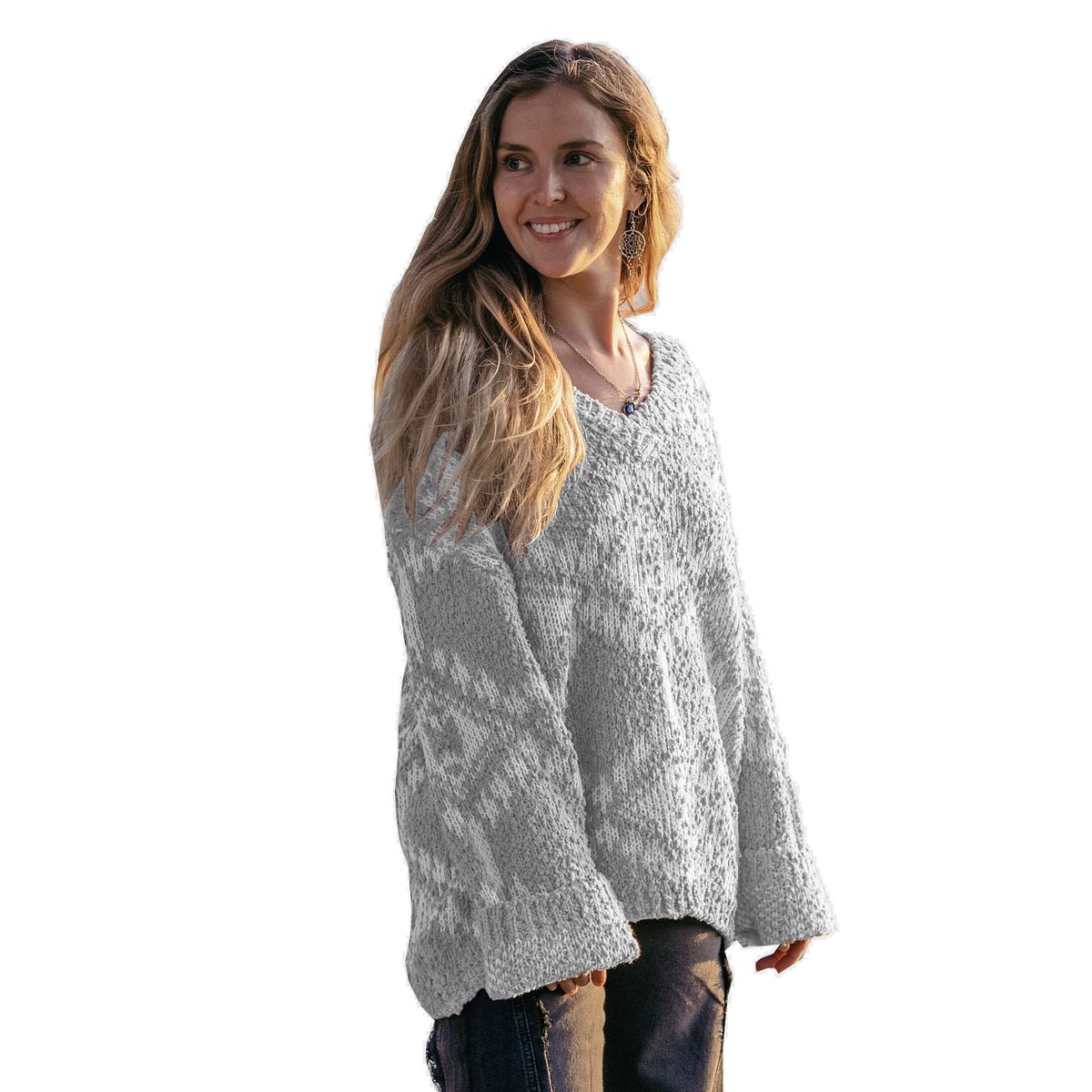 LA MONA LUISA - Chaleco Kenia Gris - La Mona Luisa