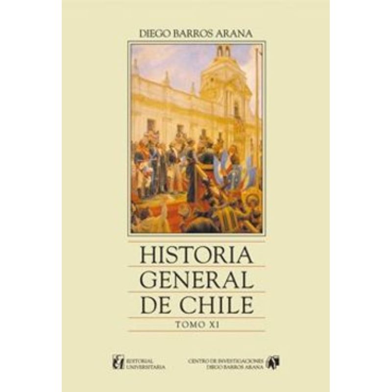 TOP10BOOKS - Libro Historia General De Chile, Tomo 11 -511-
