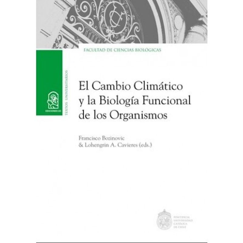 TOP10BOOKS - Libro EL CAMBIO CLIMATICO Y LA BIOLOGIA FUNCIONAL DE LOS ORGANISMOS