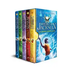 TOP10BOOKS - Libro ESTUCHE PERCY JACKSON Y LOS DIOSES DEL OLIMPO - SERIE COMPLETA