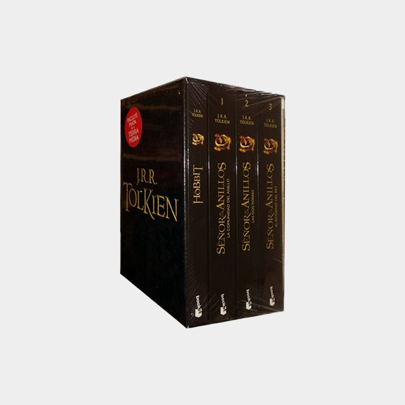 TOP10BOOKS - Libro Estuche Tolkien - El Hobbit + La Comunidad + - J.R.R. Tolkien