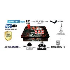 OEM - JOYSTICK ARCADE SIMPLE USB -RYU-BLACK