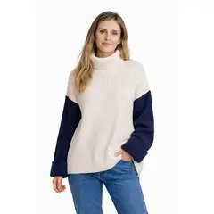 LA MONA LUISA - Chaleco Florencia Azul Marino -