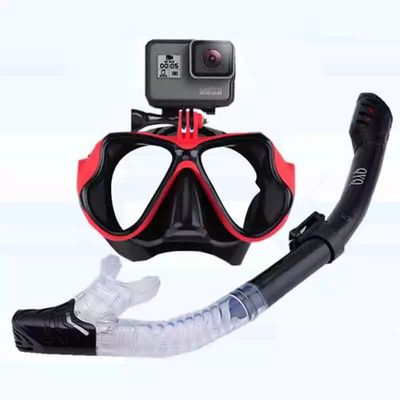 Imagen 2 del producto Snorkel Lente con tubo Rojo para cámara deportiva Gopro u otras
