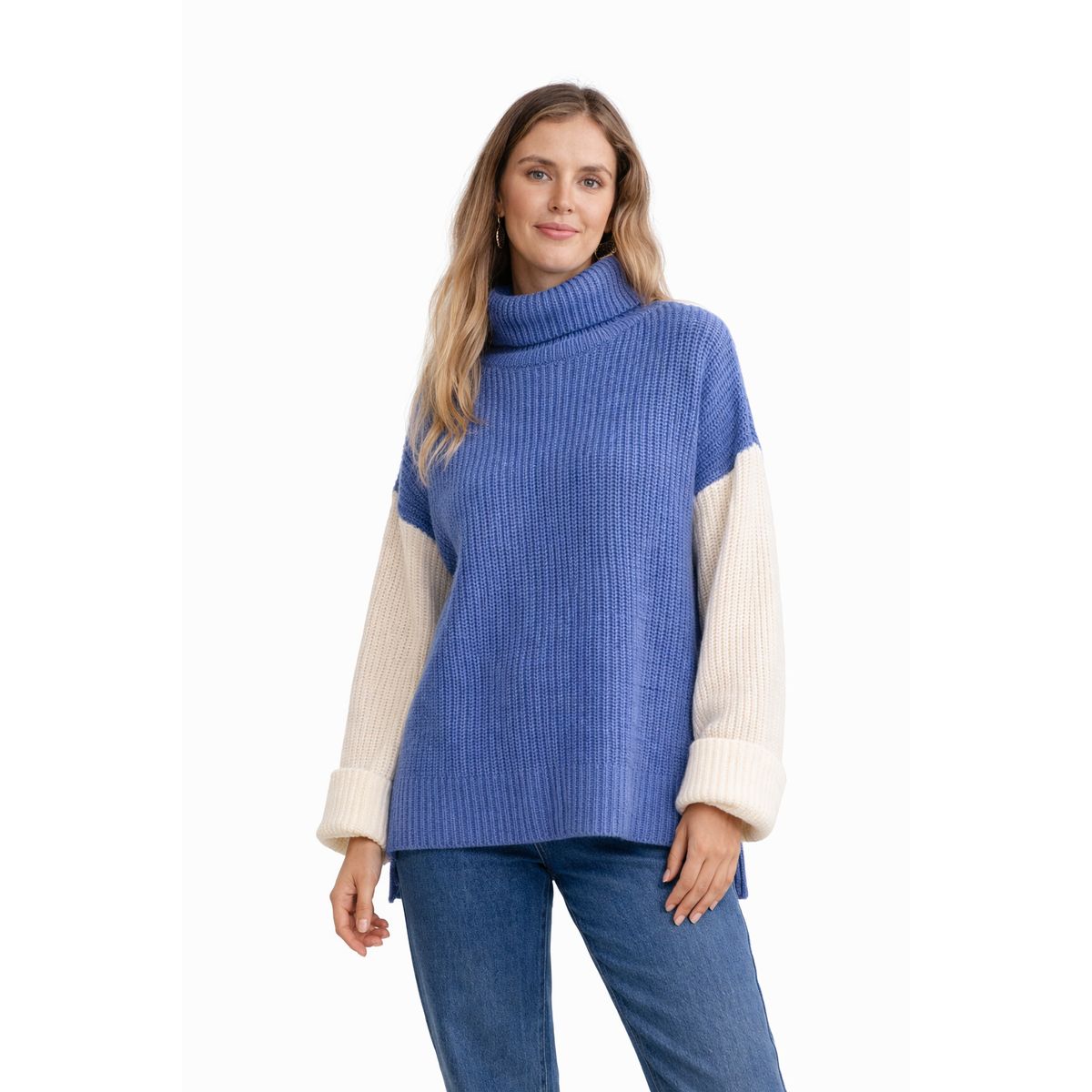 LA MONA LUISA - Chaleco Florencia Azul Claro - La Mona Luisa