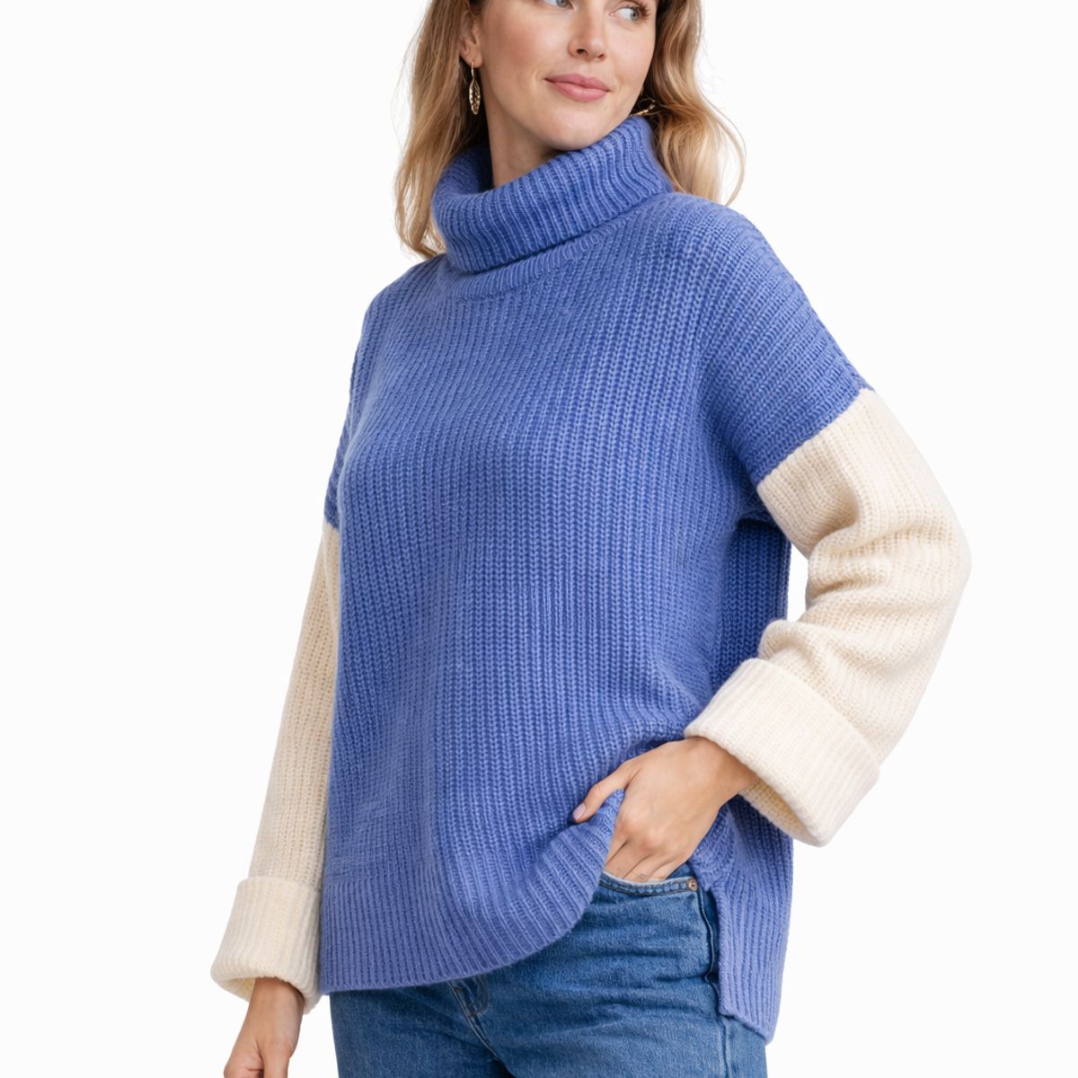 LA MONA LUISA - Chaleco Florencia Azul Claro - La Mona Luisa