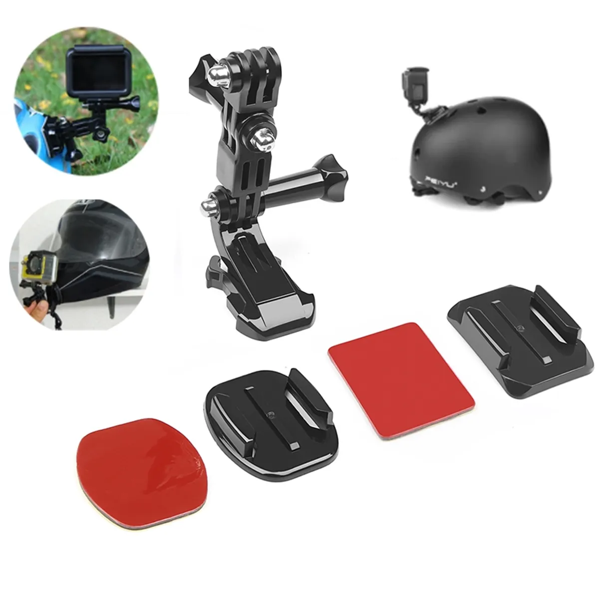 SHOOT - Pegatina Adhesiva con Soporte de base curva y plana