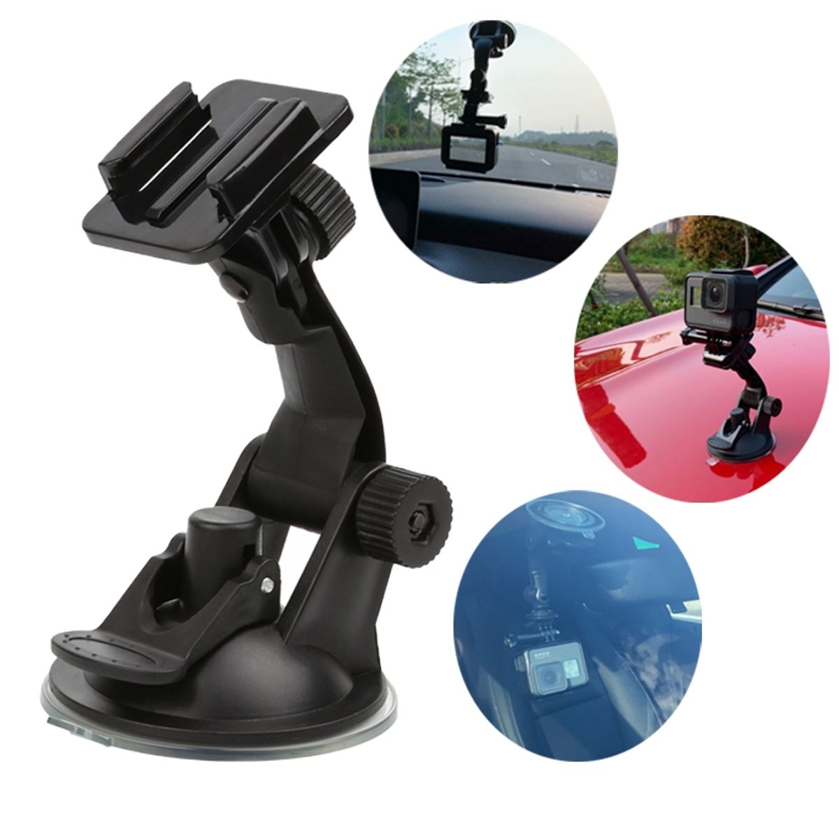 SHOOT - Ventosa para Cámaras deportivas Gopro u otras