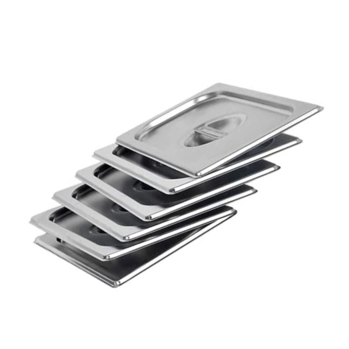 PROCHEF - Pack 6 Tapas Gastronomicas para GN 1/3 Acero Inox