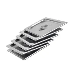 PROCHEF - Pack 6 Tapas Gastronomicas para GN 1/3 Acero Inox