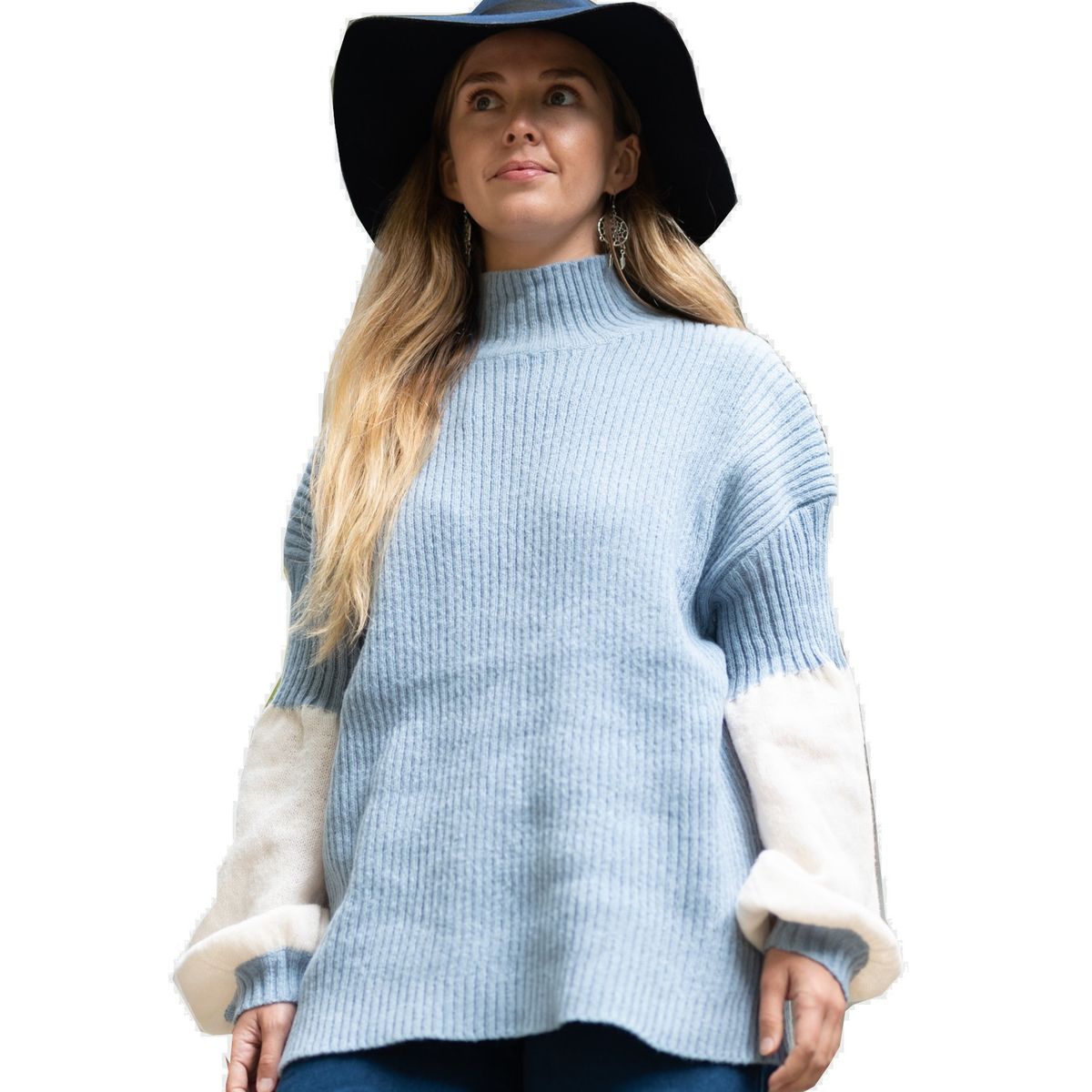 LA MONA LUISA - Chaleco Grecia Celeste - La Mona Luisa