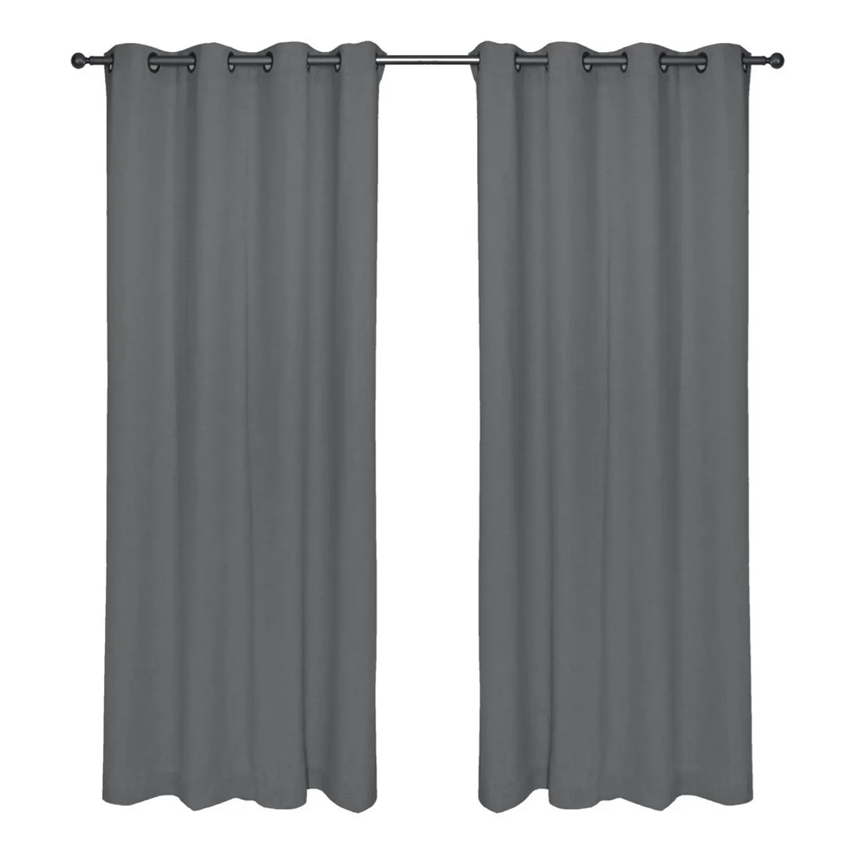 CHANTILLY - Set Cortina Blackout Térmico 140x220 Cm - Gris Marengo