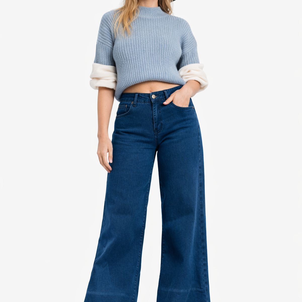 LA MONA LUISA - Jeans Pompeya Azul - La Mona Luisa