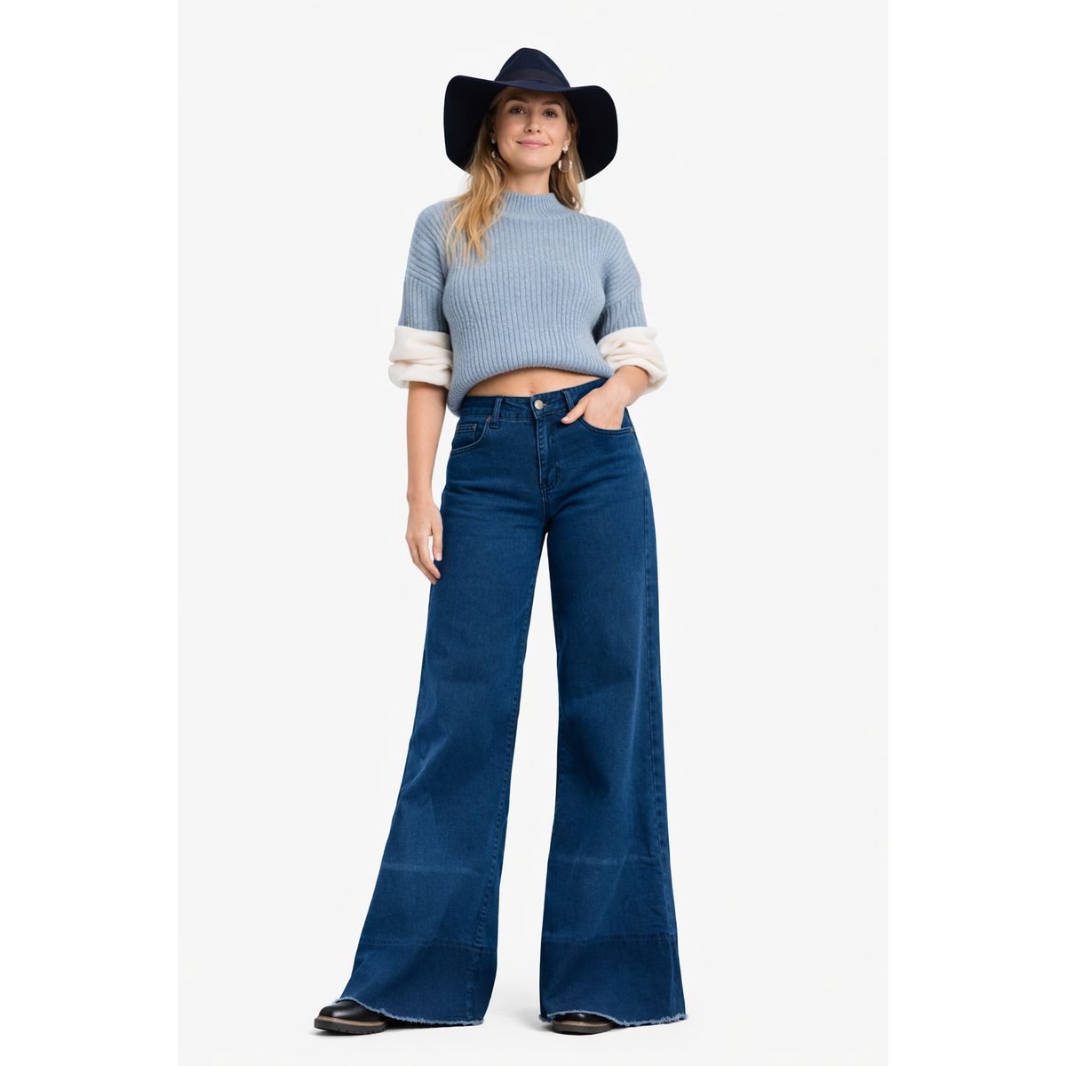 LA MONA LUISA - Jeans Pompeya Azul - La Mona Luisa