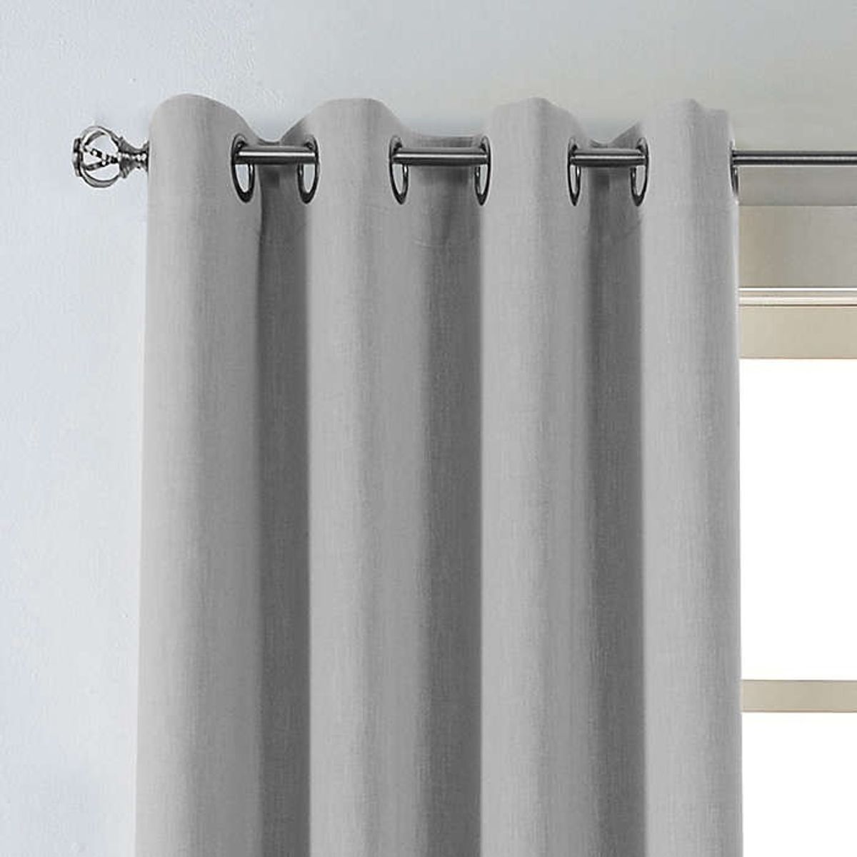 CHANTILLY - Set Cortina Blackout Térmico 140x220 Cm - Gris Perla