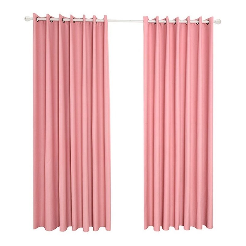 CHANTILLY - Set Cortina Blackout Térmico 140x220 Cm - Rosa
