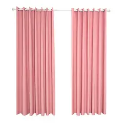 CHANTILLY - Set Cortina Blackout Térmico 140x220 Cm - Rosa