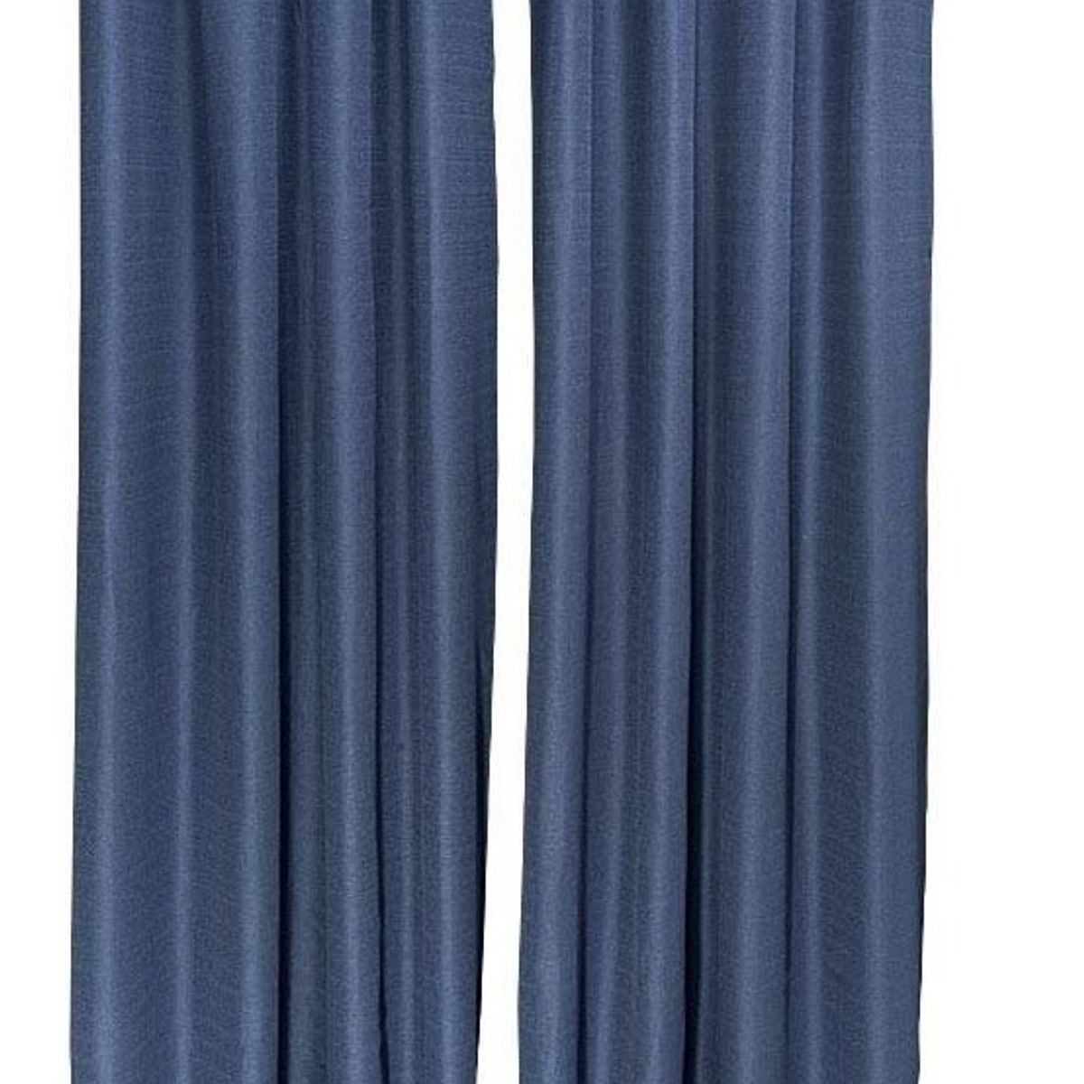 CHANTILLY - Set Cortina Blackout Térmico 140x220 Cm - Azul