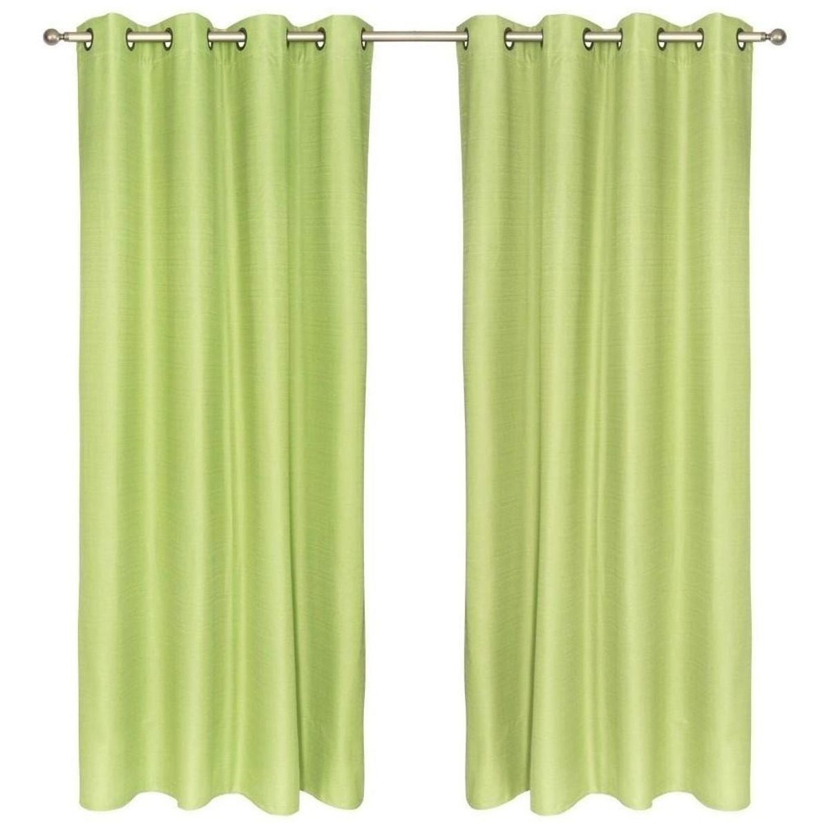 CHANTILLY - Set Cortina Blackout Térmico 140x220 Cm - Verde Pistacho