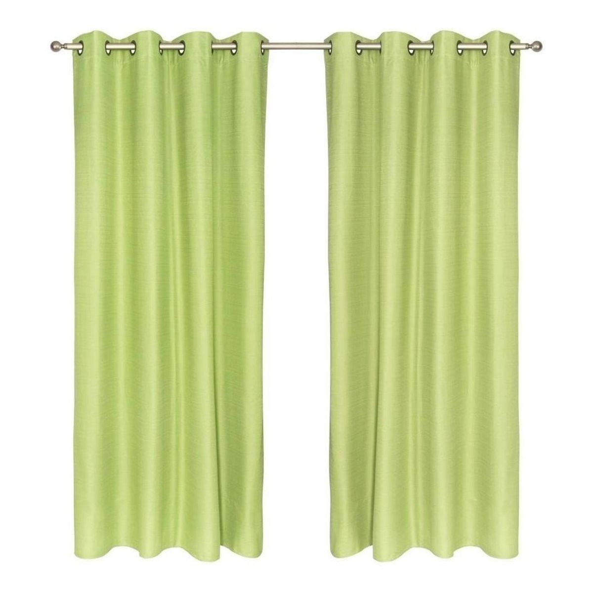 CHANTILLY - Set Cortina Blackout Térmico 140x220 Cm - Verde Pistacho