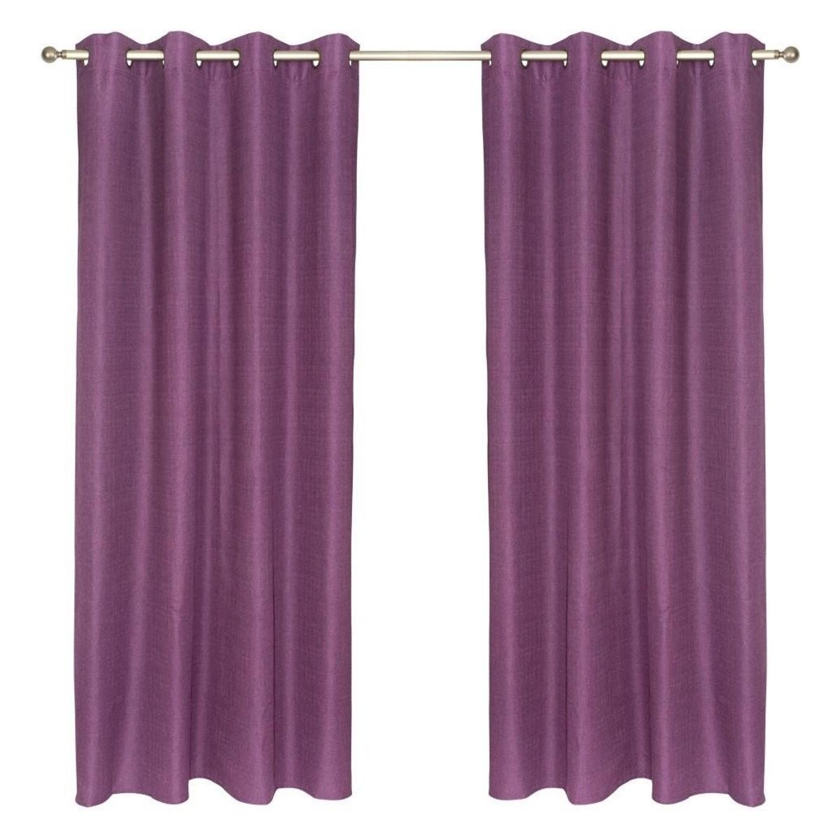CHANTILLY - Set Cortina Blackout Térmico 140x220 Cm - Morado