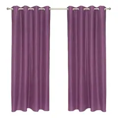 CHANTILLY - Set Cortina Blackout Térmico 140x220 Cm - Morado