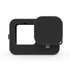 TELESIN - Funda protectora silicona + correa para GoPro Hero 13-12-11-10-9 Negra
