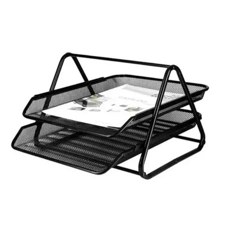 ESHOPANGIE - Organizador Papel Escritorio Archivador Bandeja 2 Niveles