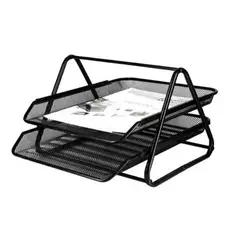 ESHOPANGIE - Organizador Papel Escritorio Archivador Bandeja 2 Niveles